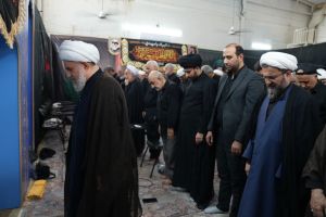 دومین روز مراسم عزاداری رحلت جانسوز رسول اکرم (صلی‌ الله‌ علیه‌ و آله‌ و سلم) و شهادت مظلومانه امام حسن (علیه‌ السلام) و امام رضا (علیه‌ السلام) در مسجد امام حسین (علیه‌ السلام) دفتر آیت‌ الله اراکی