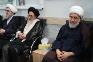 سومین روز مراسم عزاداری رحلت جانسوز رسول اکرم (صلی‌الله‌علیه‌وآله‌وسلم) و شهادت مظلومانه امام حسن (علیه‌السلام) و امام رضا (علیه‌السلام) در مسجد امام حسین (علیه‌السلام) دفتر آیت‌ الله اراکی